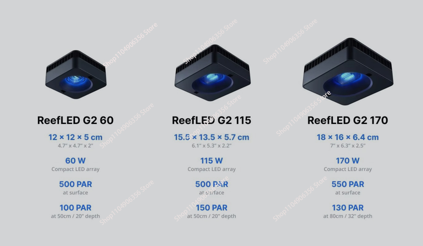 Marine Aquarium - إضاءة حوض السمك الجديدة LED بقوة