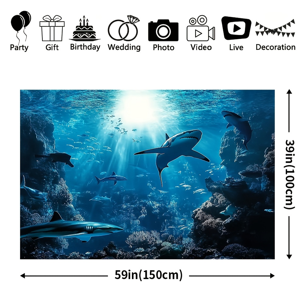 نسيج جداري مذهل لأسماك القرش ف - مراجعة Marine Aquarium وسعره