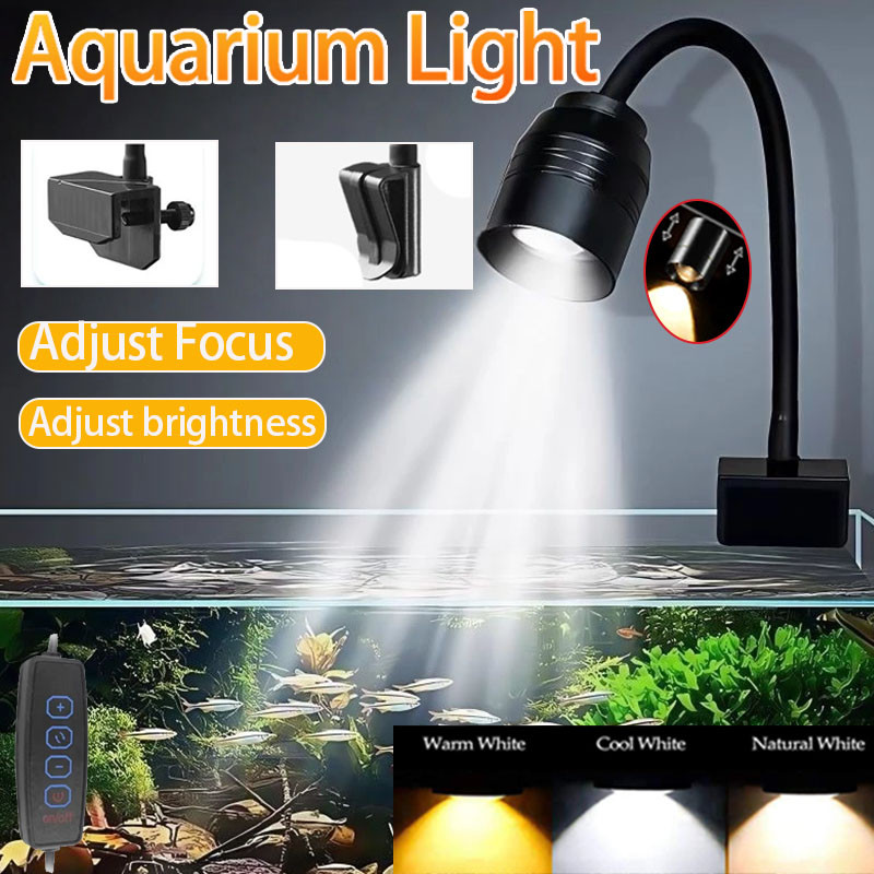 USB حوض السمك ضوء نباتات الإضا - مراجعة Aquarium Marine Lights وسعره