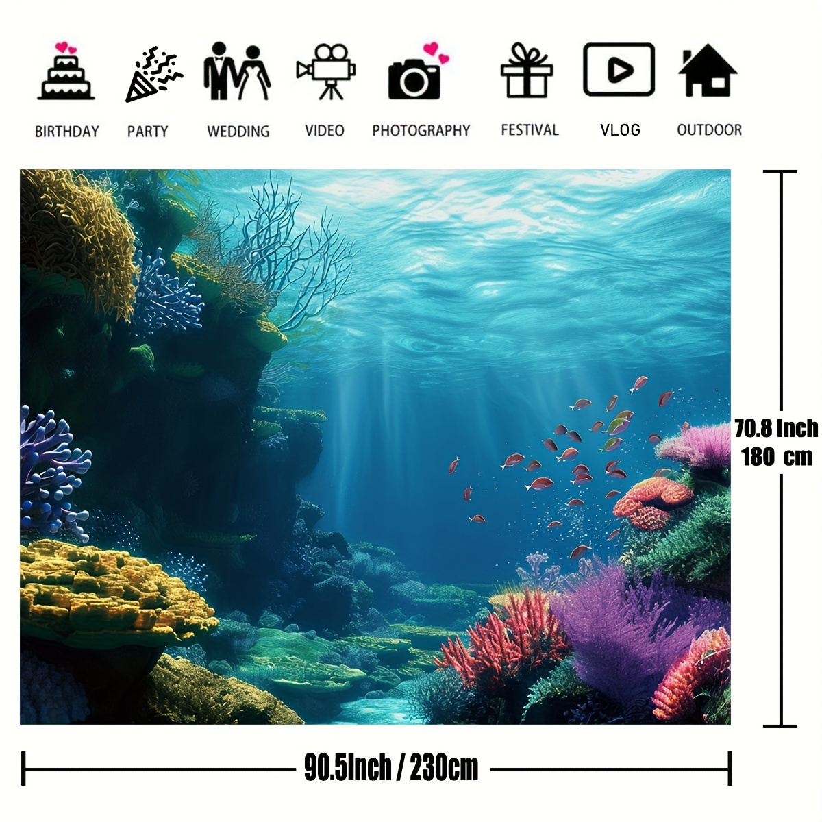 قطعة واحدة من خلفية مسطحة ثنائ - مراجعة Marine Coral وسعره