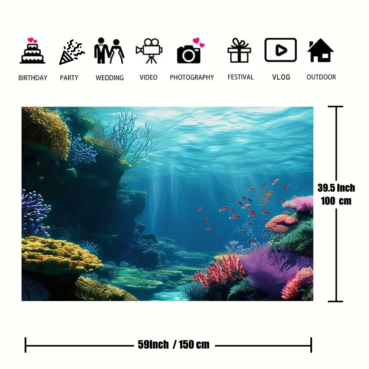 قطعة واحدة من خلفية مسطحة ثنائ - مراجعة Marine Coral وسعره