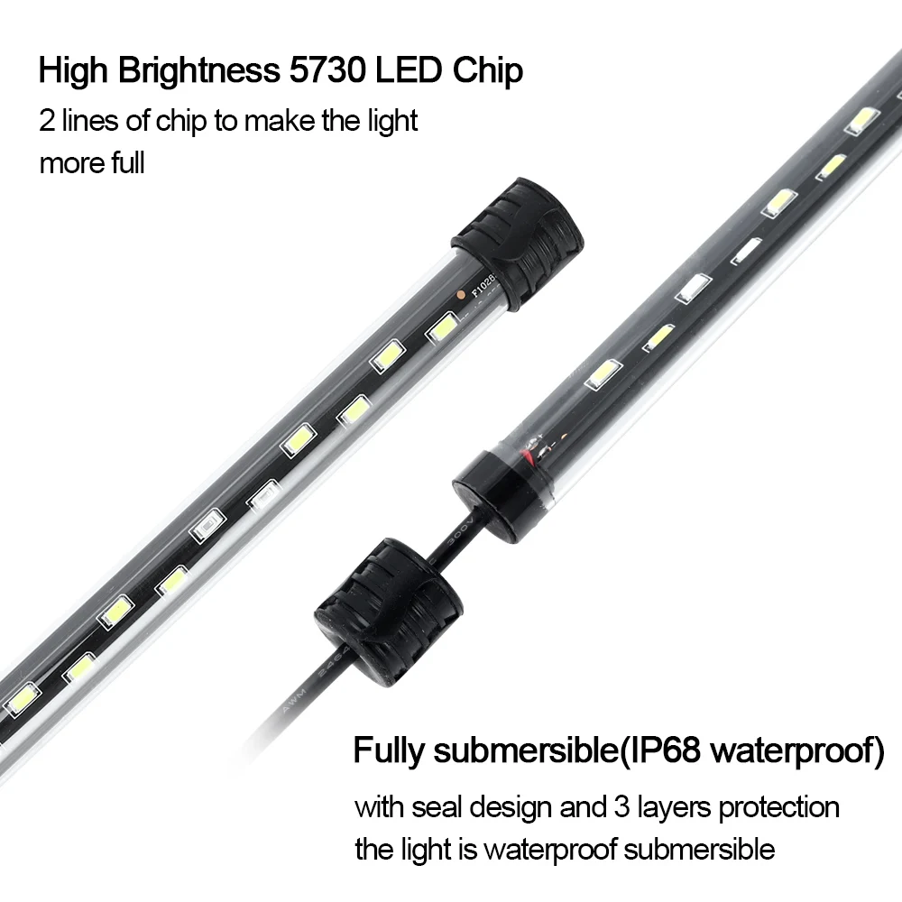 58 سنتيمتر حوض السمك ضوء LED ن - مراجعة Aquarium Marine Lights وسعره
